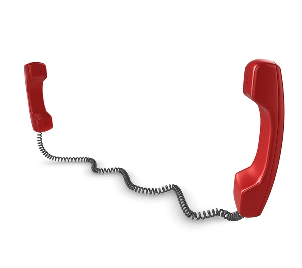 Rode telefoons — Stockfoto