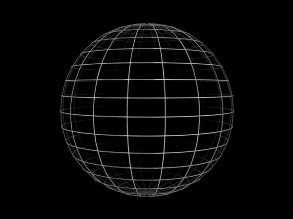 Esfera de marco de alambre — Foto de Stock