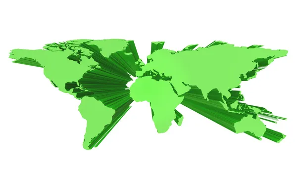 World map illustration — Stock Photo, Image