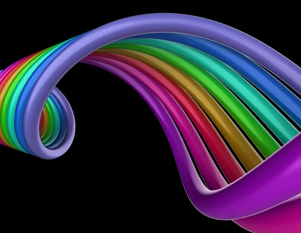 stock image Rainbow swirl