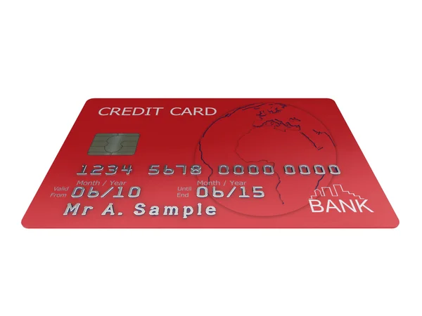 Creditcard illustratie — Stockfoto