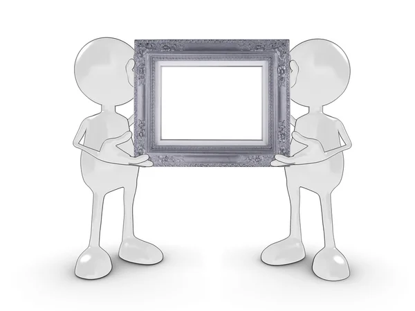 Blank frame characters — Stock Photo, Image