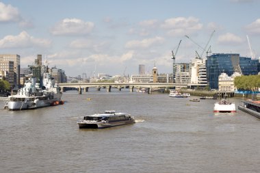 Londra 'da nehir manzarası