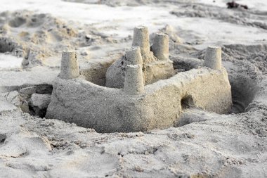 Sand castle clipart