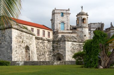 Old fortress in the historic neighbourhood in H clipart