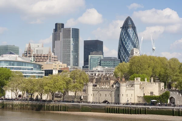 Pohled na panorama Londýna — Stock fotografie