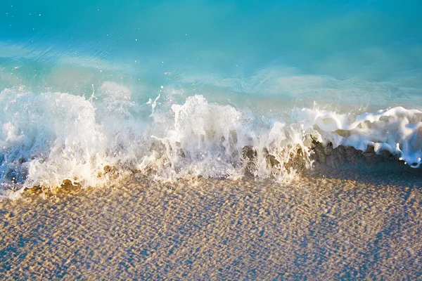 stock image Sea waves ending in the sand