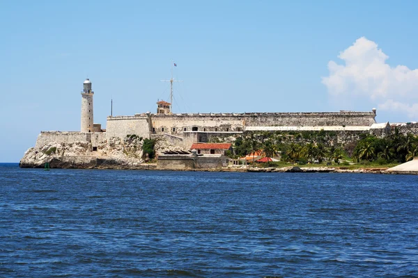 The "El Morro" castle in the entrance of the ba — Stock Photo, Image