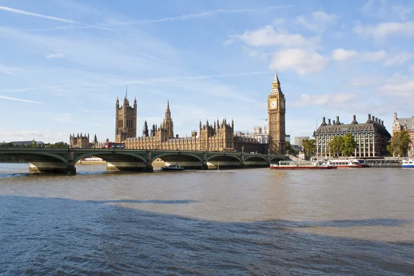 A ponte Big Ben e Westminster em Londres — Fotografia de Stock