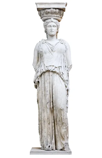 Грецький Caryatid від на Erechtheion — стокове фото