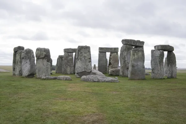O monumento megalítico de Stonehenge — Fotografia de Stock