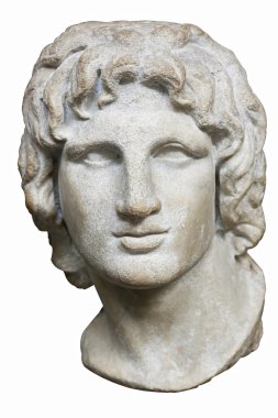 Bust of Alexander the Great clipart