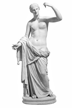 Ancient marble statue of Venus clipart