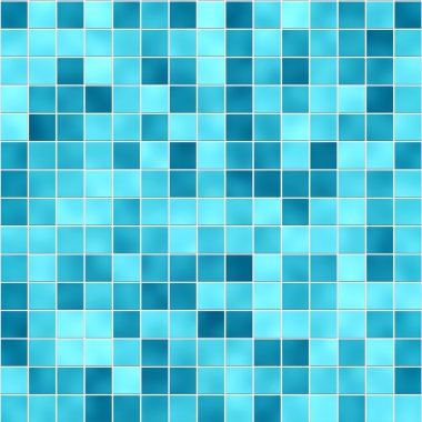 Small blue tiles texture clipart