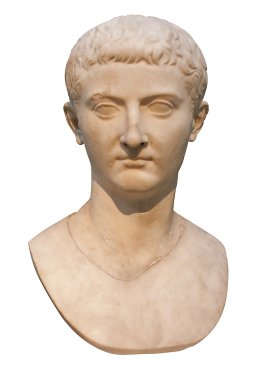 Marble bust of clipart