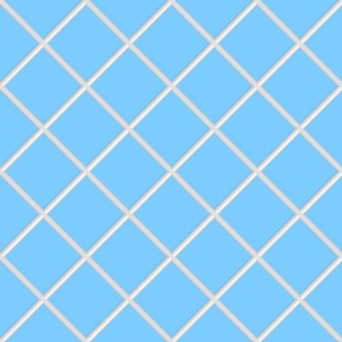 Diagonal blue square ceramic tiles texture clipart