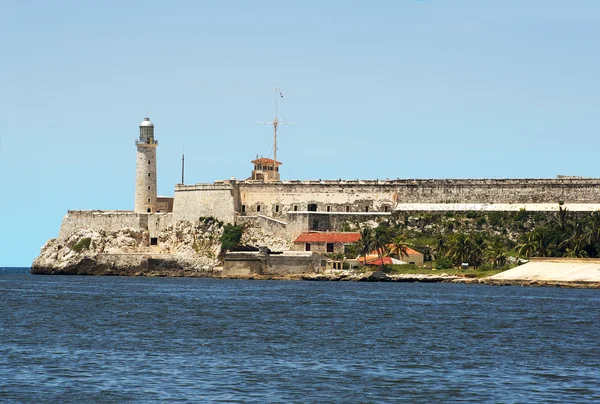 La fortaleza de El Morro en la bahía de La Habana —  Fotos de Stock