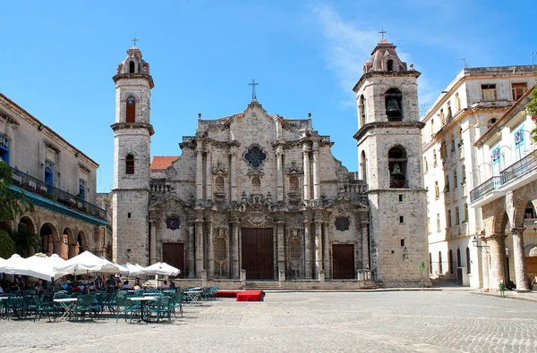 Гаванский собор на Кубе — стоковое фото