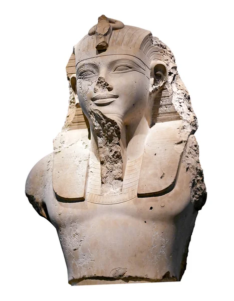 Busta egyptský faraon — Stock fotografie