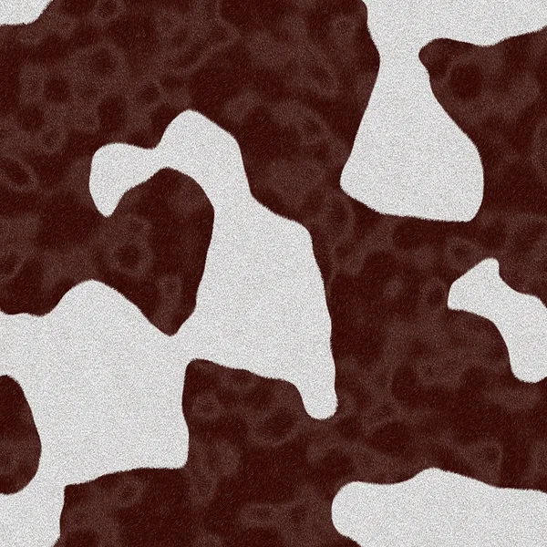 Seamless spotted fur texture in brown and white — Stock Photo, Image