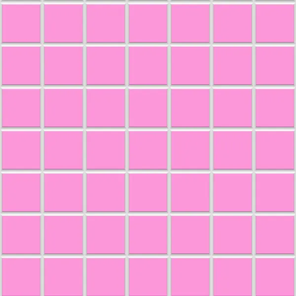 Розовая квадратная керамическая плитка — стоковое фото