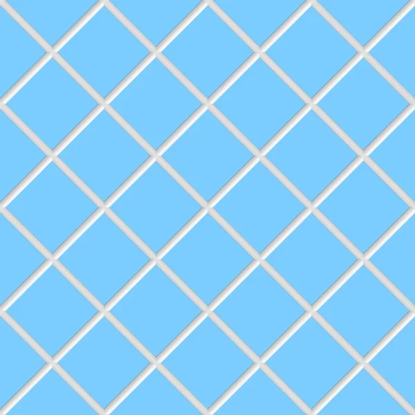 Diagonale blu piastrelle di ceramica quadrate texture — Foto Stock