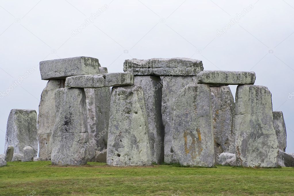 The Stonehenge megalithic monument in Salisbury,