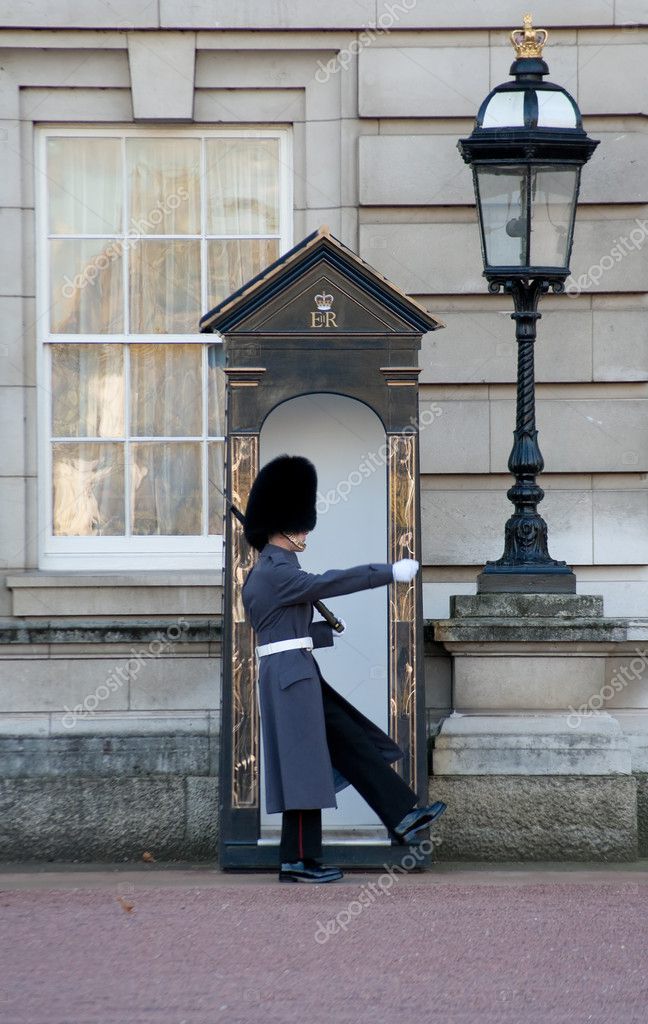 Royal Guards at Buckingham Palace in London – Stock Editorial Photo ...