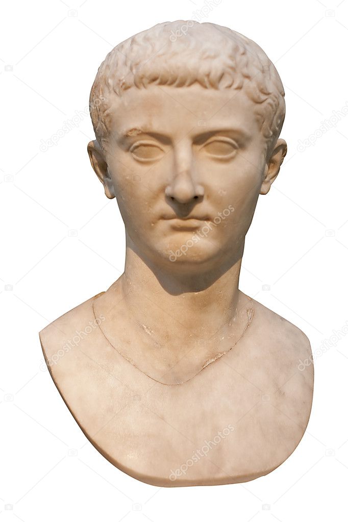 Marble bust of