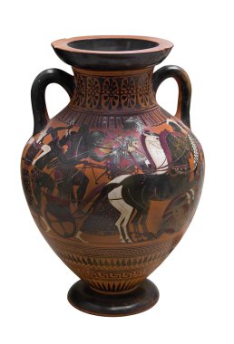 Ancient greek vase clipart