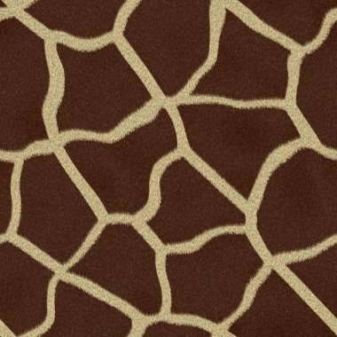 Seamless giraffe fur texture clipart