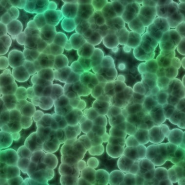 Seamless green biologic cell texture clipart