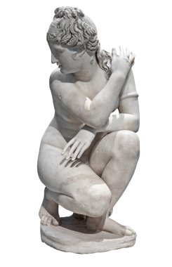Statue of a nude venus clipart