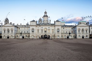The London Horse Guards parade clipart