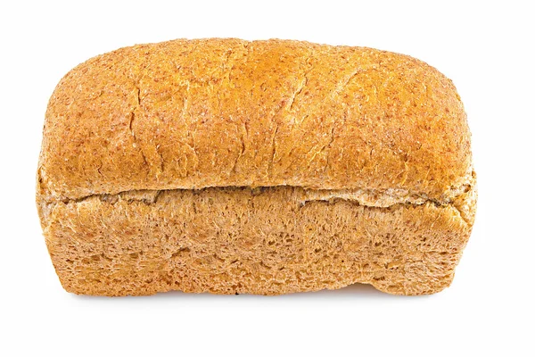 Pan de pan sobre fondo blanco — Foto de Stock