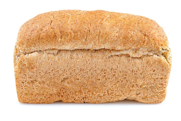 Brotlaib auf weißem Hintergrund — Stockfoto