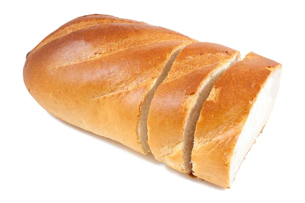 Skivat bröd baguette — Stockfoto