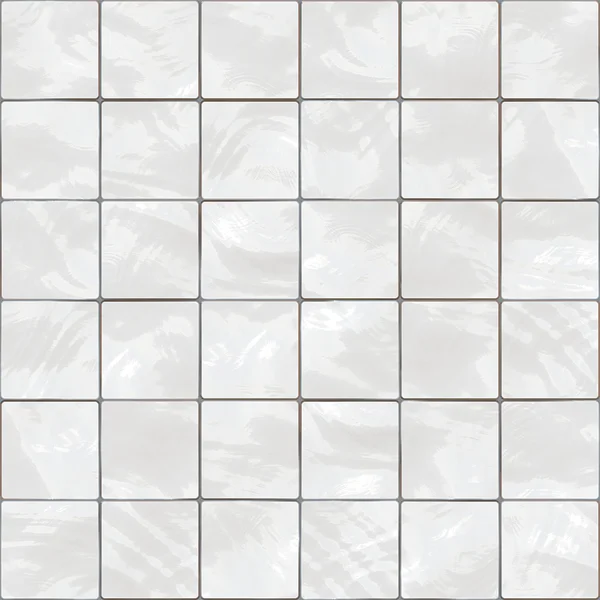 Glänzende nahtlose weiße Fliesen Textur — Stockfoto