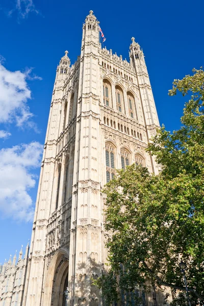 Victoria Tower, as Casas do Parlamento — Fotografia de Stock