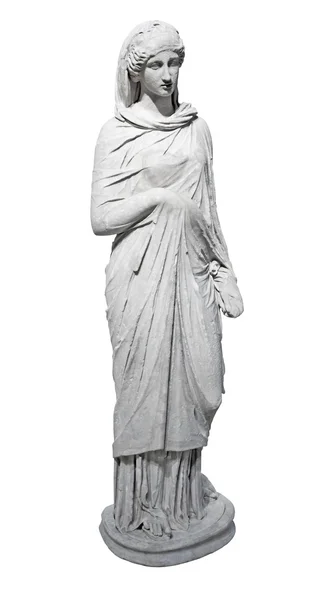 Ancient marble statue of a woman — Stock Photo, Image