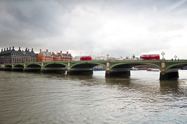 Γέφυρα Westminster στο Λονδίνο — Φωτογραφία Αρχείου