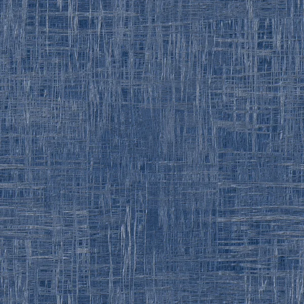 Rough blue fabric with visible threads — Stock Photo, Image