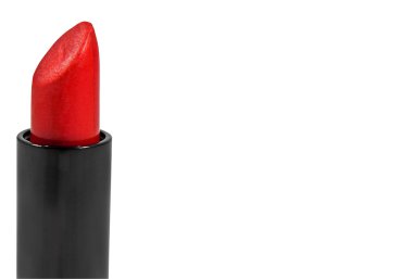 Red lipstick on a white background clipart