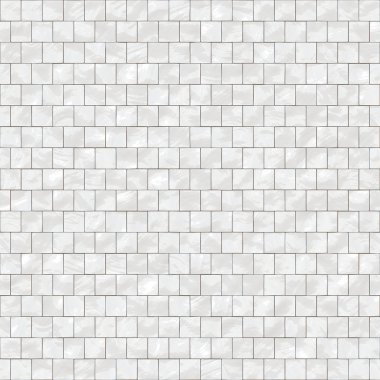 Shiny seamless white tiles texture clipart