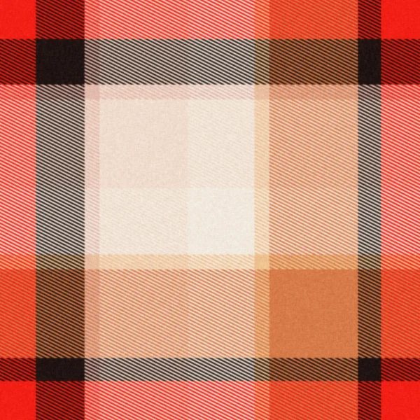 Realistic red seamless tartan — Stock Photo, Image