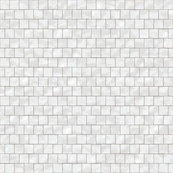 Shiny seamless white tiles texture — Stock Photo, Image