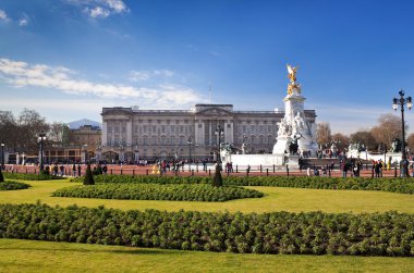 Buckingham Palace in London clipart