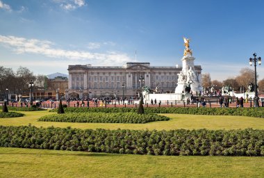 Buckingham Palace in London clipart