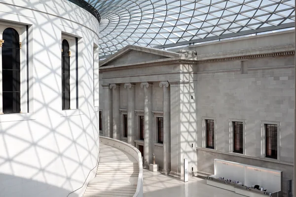 Het grote Hof van het british museum — Stockfoto