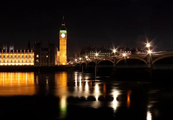 The Big Ben at night — Stock Photo, Image